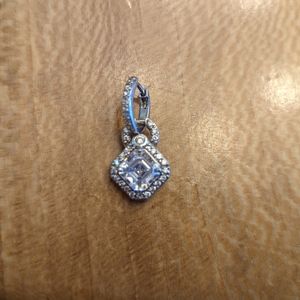 CZ sterling silver pendant